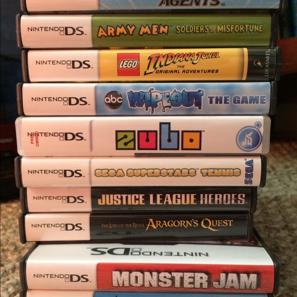 DS cases + games